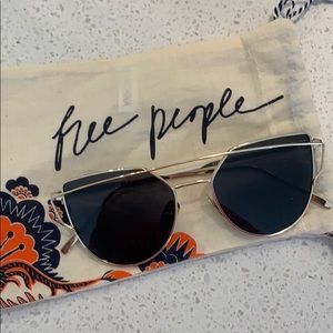 Free people Gold sunglasses